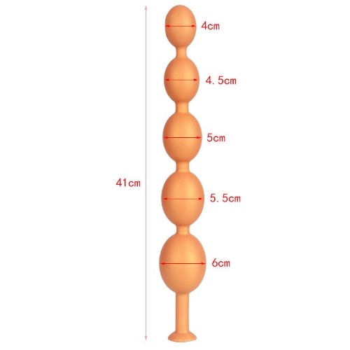 Soul Snatch | Toys: "Knotty Kitsune" Fox Tail Anal Beads Plug - [Golden L + 5 Tail]