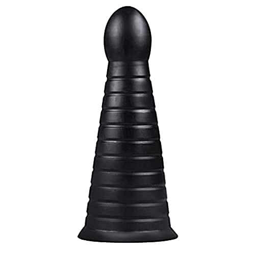 BUTTR Devil Dog Buttplug (Ø 9,90 cm) Big Anal Plug with a Tapered Ribbed Shaft – Specially designed for Masters of Anal Play; Huge, Ribbed, Narrow Rounded Top, BUTTR013