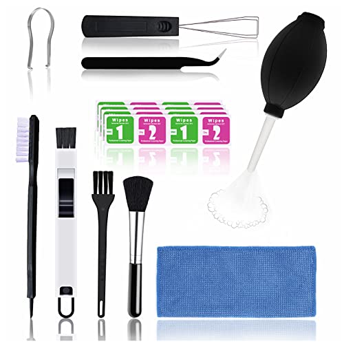 Updated Keyboard Cleaning Kit, Keycap Puller Switch Puller, Cleaner & Repair kit for Laptop Computer PC, Anti-Static Cleaning Brush, Keyboard Key Puller
