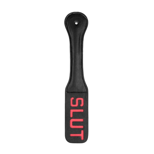 Ouch! 'Slut' Paddle Black