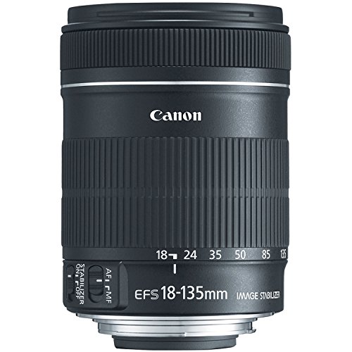 Canon EF-S 18-135mm f/3.5-5.6 is Standard Zoom Lens for Canon Digital SLR Cameras (New, White Box) - Standard Packaging