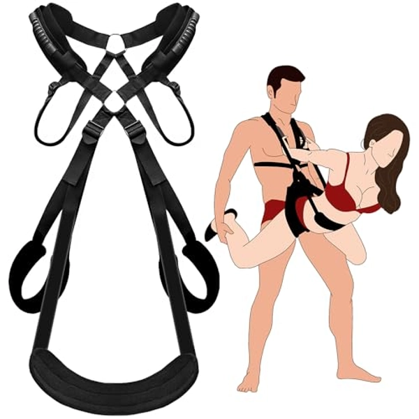 Sex Toys Sex Swing BDSM Bondage, Couples Sex Toys Sex Swings with Support Waist Straps, Adjustment Sex Sling Sex Restraints Straps Bondage, Adult Sex Toys for Couples, Holds Up 300Lbs