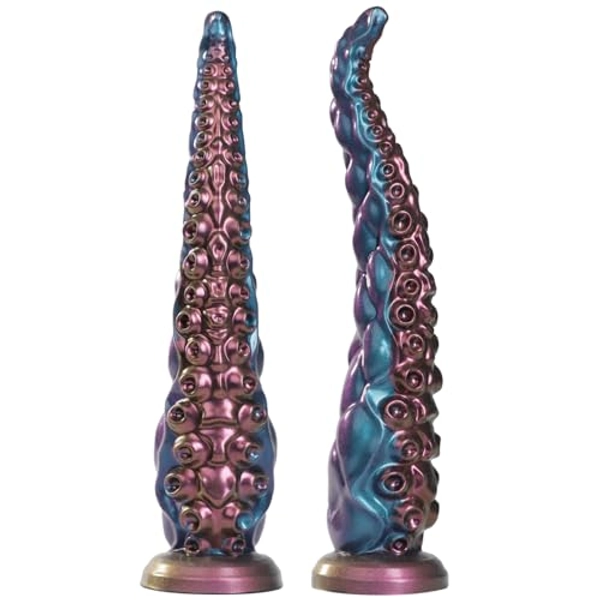 Anal Tentacle Dildo Adult Sex Toys - 10.6" Huge Monster Long Dildo Anal Plug for U & G-spot, Anal Toys with Strong Suction Cup, Fantasy Dildo Adult Sex Toys & Games for Men Women Couples