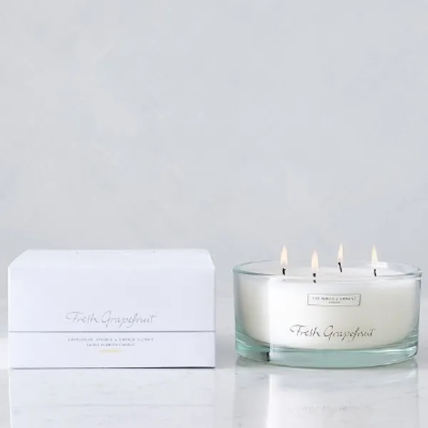 Fresh Grapefruit Large Candle | Candles | The White Company