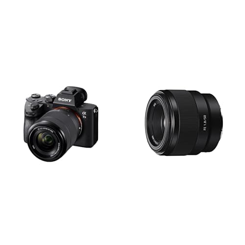 Sony Alpha 7 III | Spiegellose Vollformat-Kamera mit 28-70 mm f/3.5-5.6 Zoom-Objektiv & SEL-50F18F Standard Objektiv - Kit inkl. Objektiv SEL2870 - Bundle mit Objektiv
