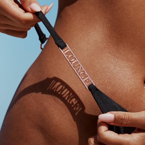 Signature String-Bikinihose - Schwarz | 3XL