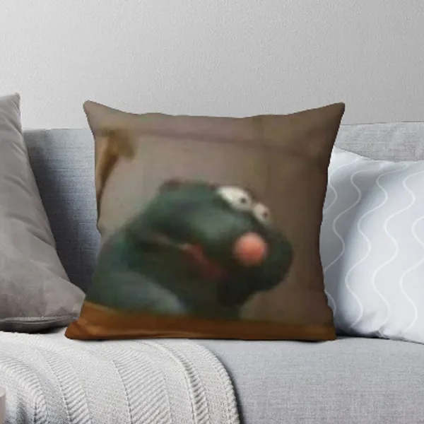 3.0US $ |Taie d'oreiller carrée Remy Ratatouille Meme, taie d'oreiller en Polyester, lin, velours, motif de fermeture éclair, décor de lit | AliExpress