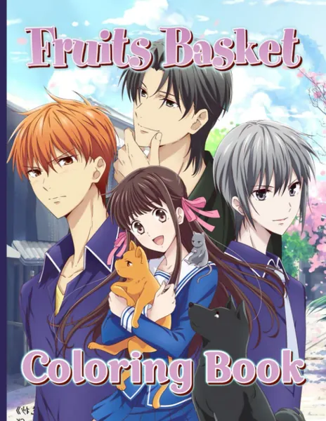 Fruits Basket Coloring Book: Fruits Basket Enchanting Coloring Books For Adult And Kid