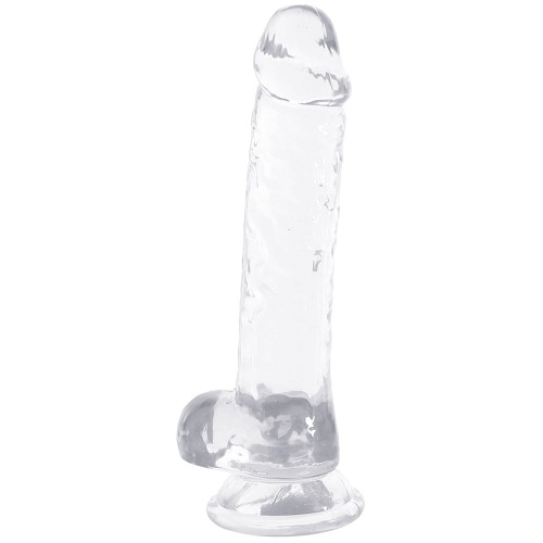 Naturally Yours 7 Inch Crystalline Dildo in Clear | Regular