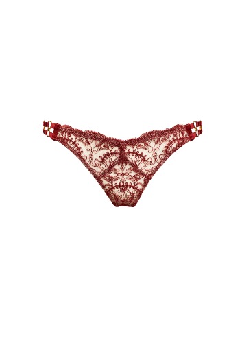 Cymatic Open Back Brief | Burnt Red