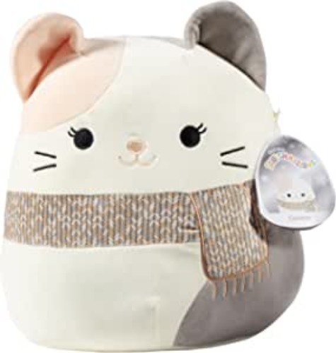 Squishmallows 12" Camette The Cat - Official Kellytoy Plush - Soft and Squishy Kitty Stuffed Animal Toy - Great Gift for Kids