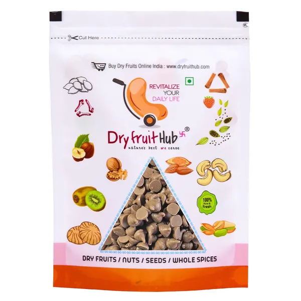 Dry Fruit Hub Milk Chocolate Chips 400gm, Milk Choco Chips,Choco Chips For Cookies,Milk Chocolate Chips Packet For Cake,Choco Chips For Cake Decoration