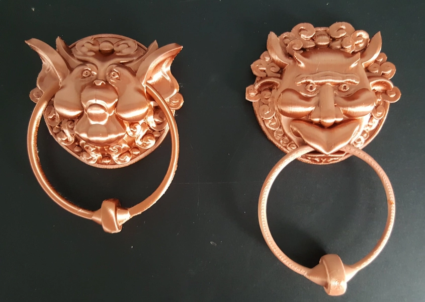 3d Printed Labryinth Wall Knockers
