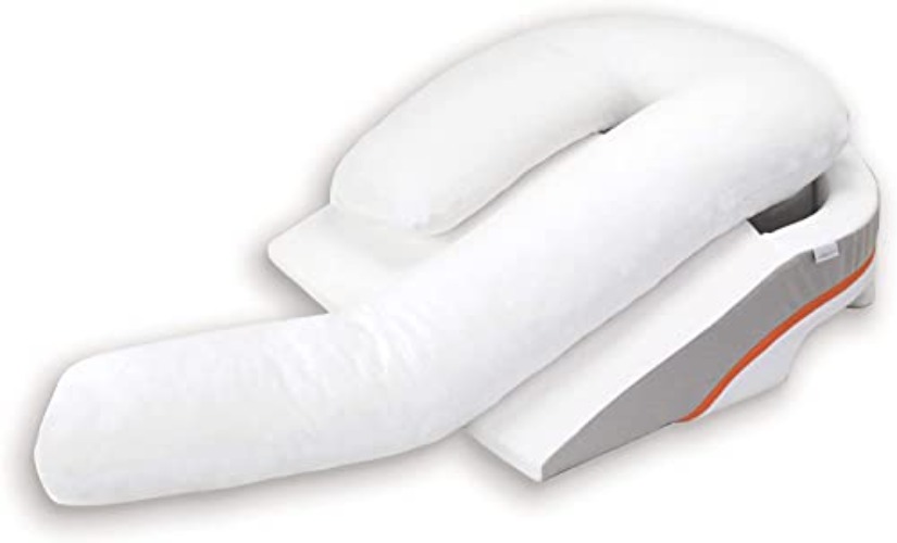 MedCline Acid Reflux and GERD Relief Bed Wedge and Body Pillow System, Medical Grade and Clinically Proven Results, Removable Cover, Size Large (for 6'0" or Taller) - Large