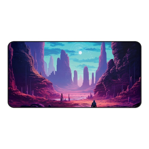 Alien Planet Gaming Large Mouse Pad - 15.5" × 31"