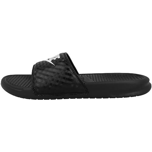 Nike Women's Benassi Just Do It Sandal - 6 - Black