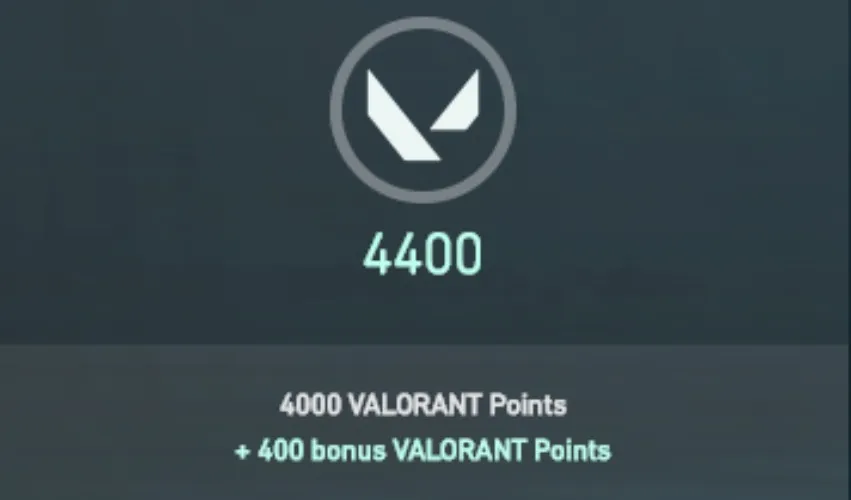 4400 Valorant Points 