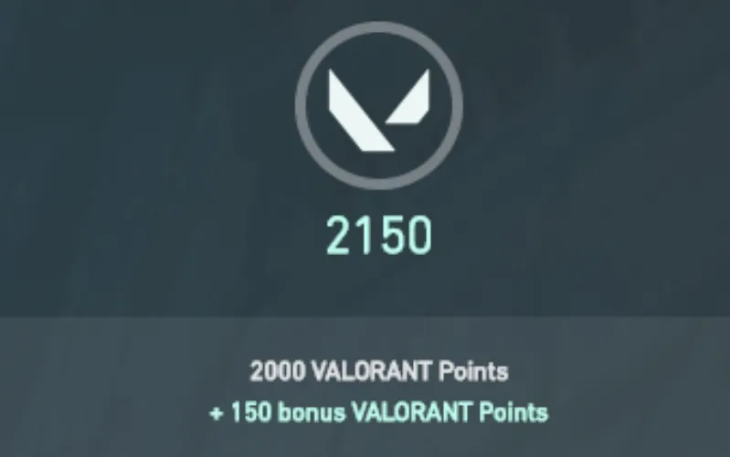 2150 Valorant Points