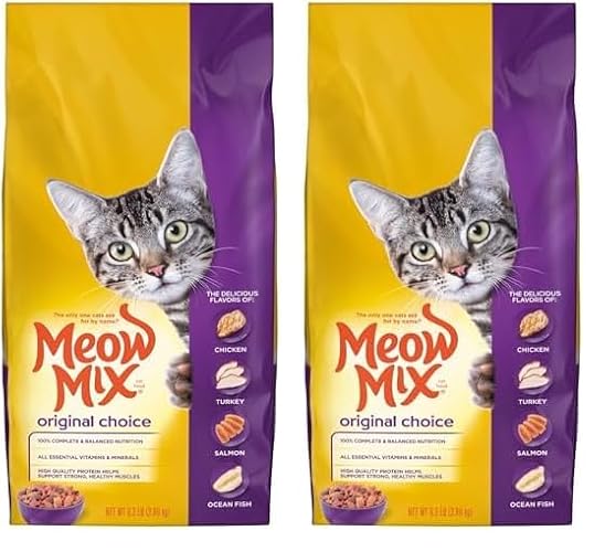 Meow Mix Original Choice Dry Cat Food, 6.3 Pound Bag (Pack of 2) - 100.8 Ounce (Pack of 2)