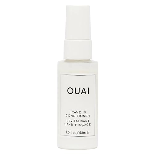 OUAI Leave In Conditioner & Heat Protectant Spray - Prime Hair for Style, Smooth Flyaways, Add Shine and Use as Detangling Spray - No Parabens, Sulfates or Phthalates (1.5 oz) - 1.5 Fl Oz (Pack of 1)