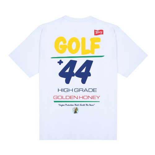 GOLDEN HONEY TEE by +44 x GOLF WANG | White / SM