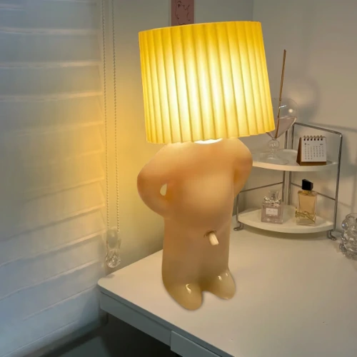 A Little Shy Man Creative Lamp, Desk Night lamp,Naughty boy Night Lamp,Home Decoration Beautiful Gift for Women Men