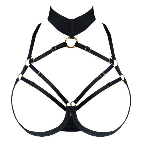 Signature ouvert wire bra - black | 4 / L