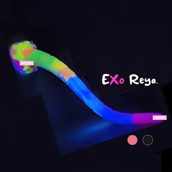Extra Long Fantasy Dildo 16.9 Inch 42.9cm | Glow in the Dark Dildo Variation | Fantasy Dildo | Adult Sex Toy | Long Dildo Giant Large