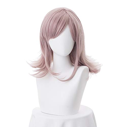 LEES WIGS Anime Cosplay Perücke für Danganronpa Chiaki Nanami Cosplay Perücke mit Perückenkappe