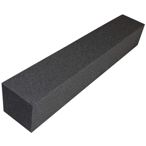 Acoustic Foam Corner Blocks - Charcoal - 12" x 12" x 24" (Single)