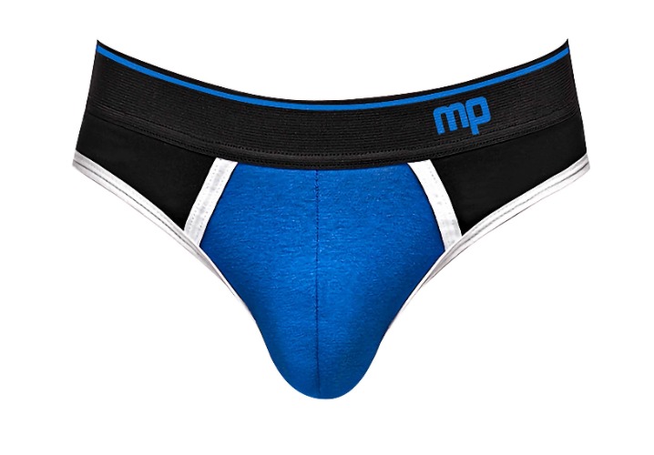 Men's Lingerie - Retro Sport Panel Jock - L- XL