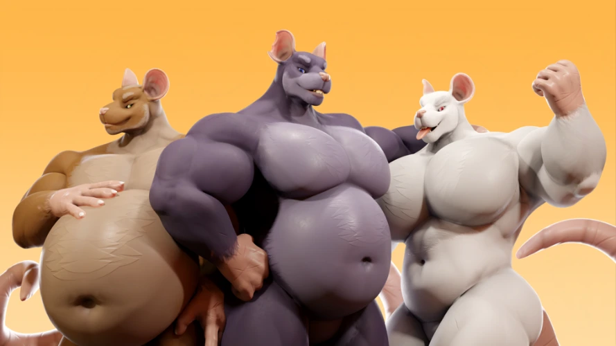 Bara Rat | VRC Avatar BASE + VSF Vtuber
