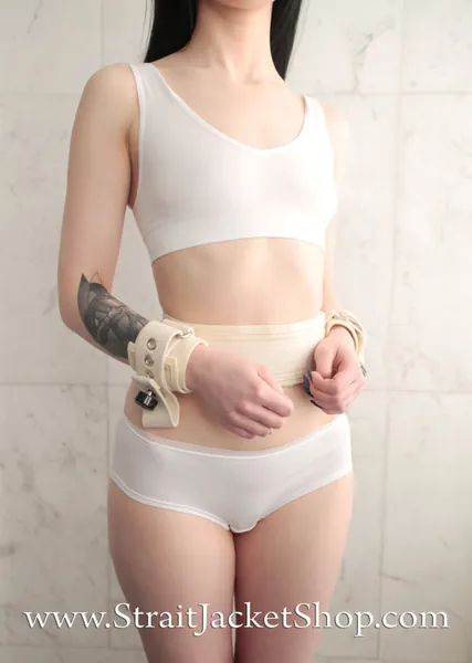 Wrist to Waist Restraints with Segufix Locks / Asylum / Medical / Magnetic / Handcuffs / Transportation Restraints / Bondage