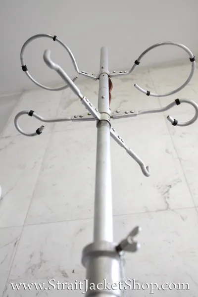 Ultimate Enema Stand - IV Tripod / Medical / Military Grade / Aluminium / Vintage / Asylum / Loft Coat Rack