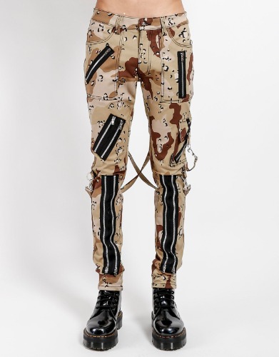 CLASSIC SLIM LEG SAND CAMO BONDAGE PANT | 36 / SAND CAMO