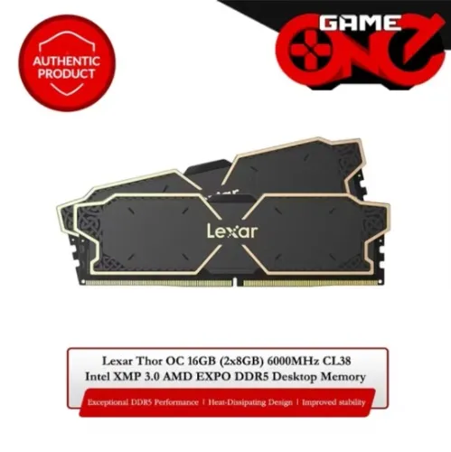 Lexar® THOR OC DDR5 Desktop Memory