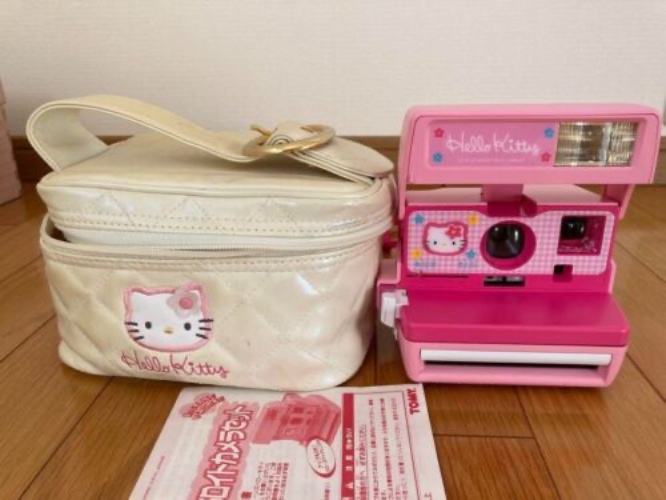 Hello Kitty Polaroid 600 Instant Film Camera Pink Limited Sanrio TOMY Used  | eBay