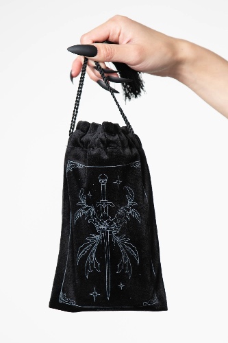 Killstar Tarot Card Bag [B] | One Size / Black / 100% Polyester