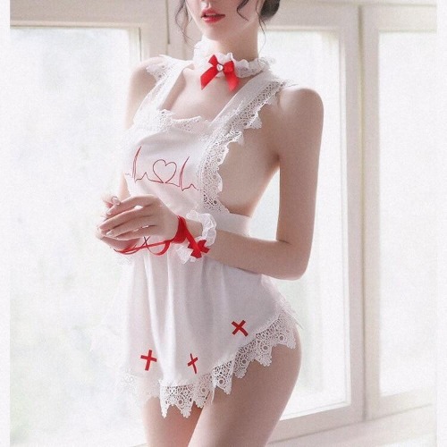 Heartbreaker Nurse Outfit - White Dress