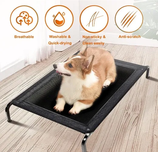 Elevated pet bed