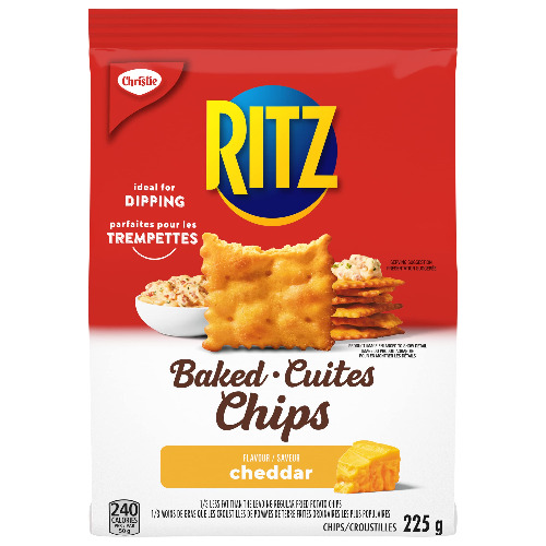 Ritz Baked Chips Cheddar Flavour, 7.9oz