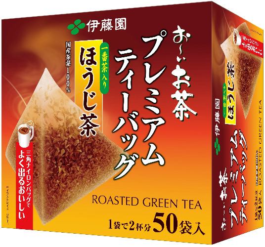 Itoen Hojicha (Roasted Green Tea) Premium bag Pack of 50 (japan import) - 