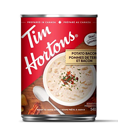 Tim Hortons Potato Bacon Soup, Ready-to-Serve, 540mL Can - Potato Bacon