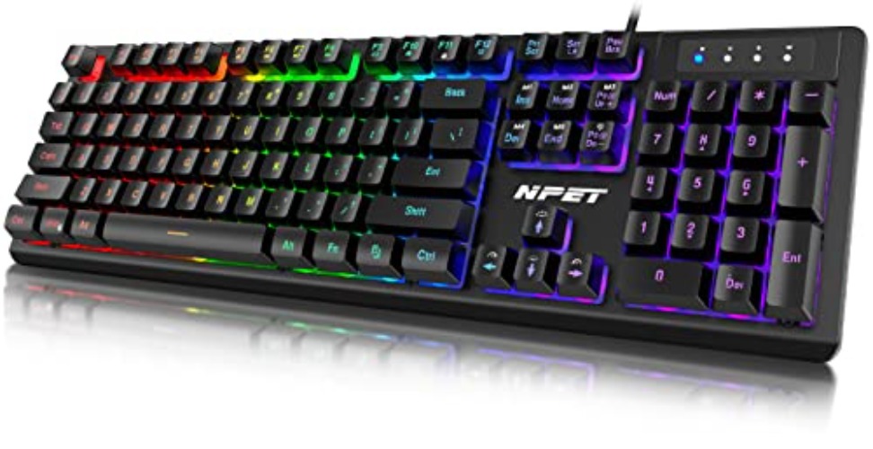 NPET K10 Wired Keyboard