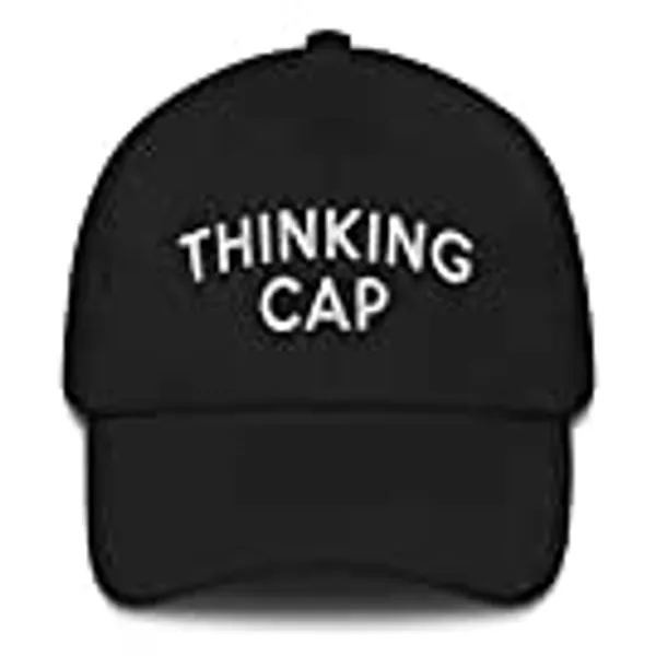 Thinking Cap Dad hat (Embroidered Cap) Funny Pun