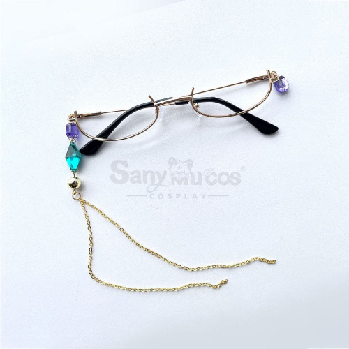 Game Genshin Impact Cosplay Baizhu's Glasses & Hairpin Accessory - Glasses A