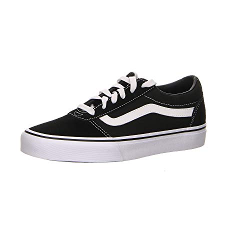 Vans Ward, Zapatillas Mujer - 38 EU - Suede Canvas Black White