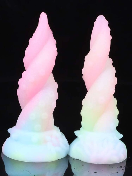 Luminous Anal Plug Entangled Octopus Beard Foot Shape