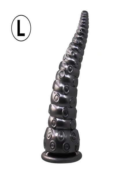 L Size Big Butt Plug Anal Sex Toy For Adult , Octopus Foot Sucker Buttplug Dildo Masturbation Device For Women & Men