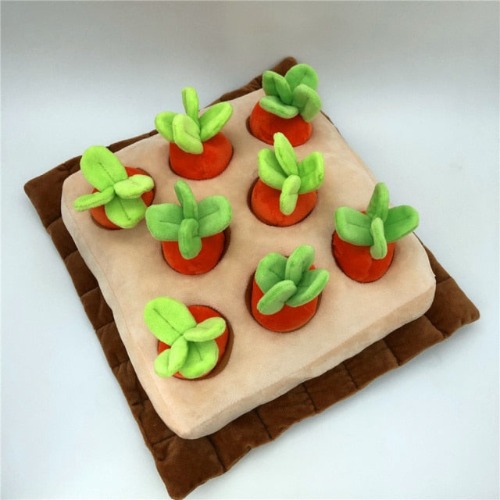 Plush Carrot Field Pull Toy - Pull Carrot 2